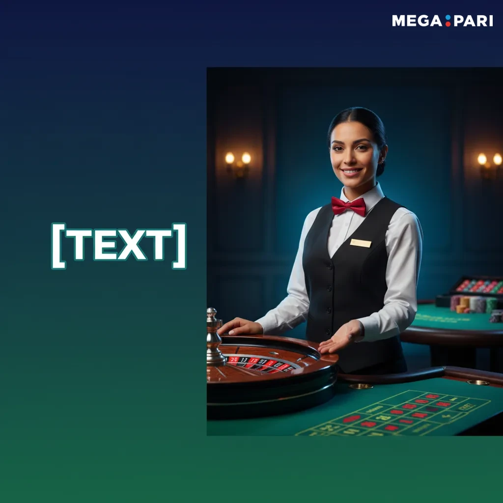 Casino Live MegaPari: croupiers en direct, roulette, blackjack, baccarat, poker et game shows dans un studio immersif.