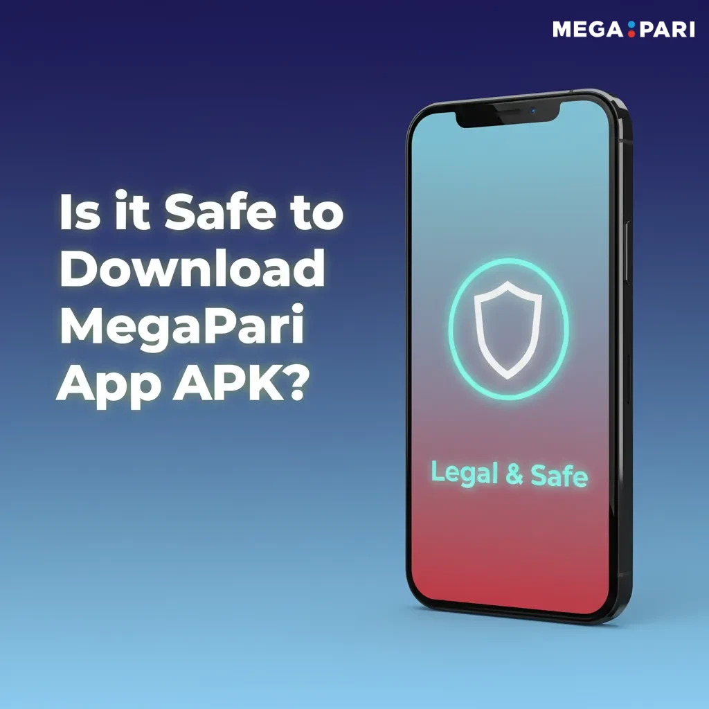 MegaPari APK safety: Curaçao eGaming licensed, SSL encryption, biometric login, secure betting and casino play.