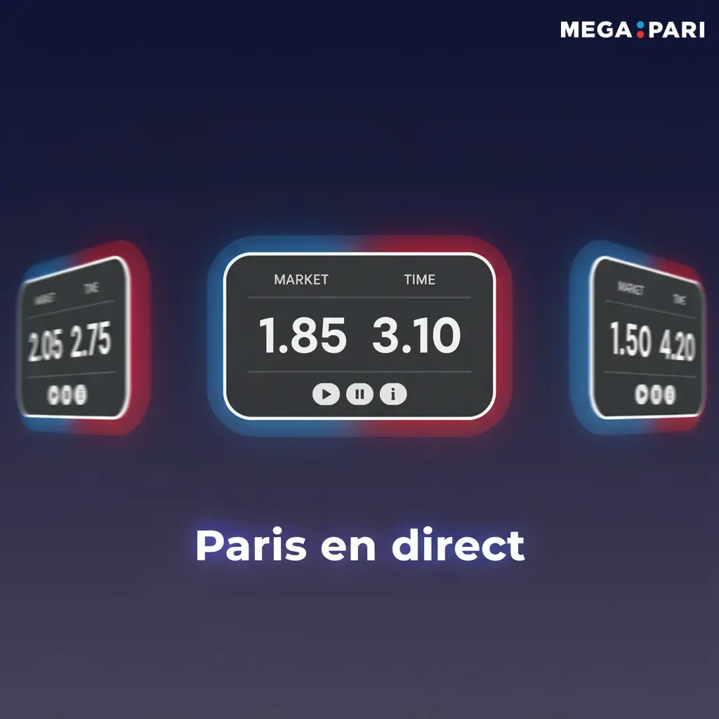 Écran de paris en direct multi-sports avec cotes mises à jour, stats live, cash-out et streaming selon les droits.