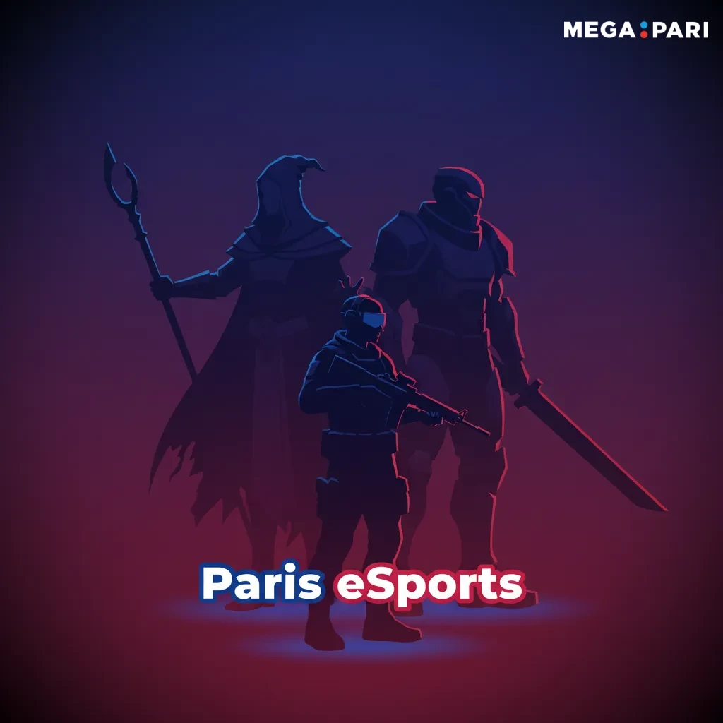 Visuel de paris eSports: Dota 2, CS2, LoL, StarCraft II; paris pré‑match et live, marchés actifs toute l’année.