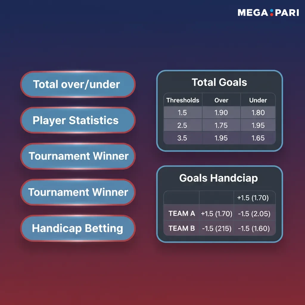 Types de paris sportifs: Simple, Express (Combiné) et Système, pour adapter le risque.